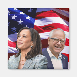 Harris Waltz 2024 - Kamala Harris Tim Waltz  Magnet