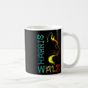 Harris Waltz 2024 Kamala Wheimer Funny Cat Lady Su Coffee Mug