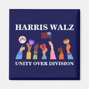 Harris Waltz 2024 Unity Over Division Magnet