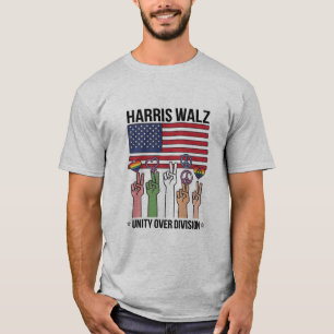 Harris Waltz 2024 Unity Over Division T-Shirt