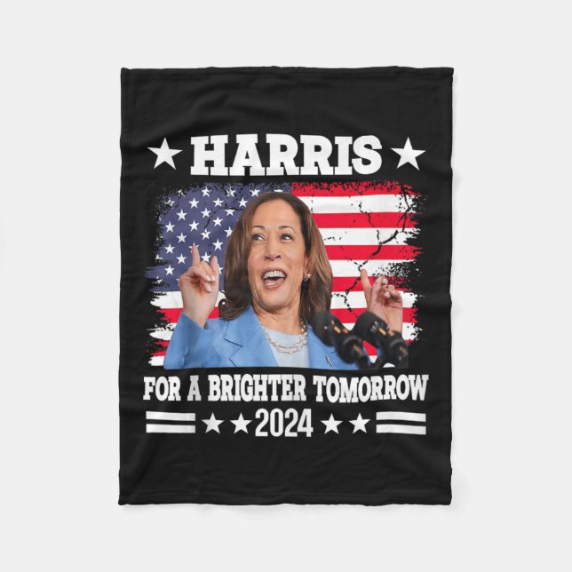 Harris Waltz For A Brighter Tomorrow  Fleece Blanket (Front)