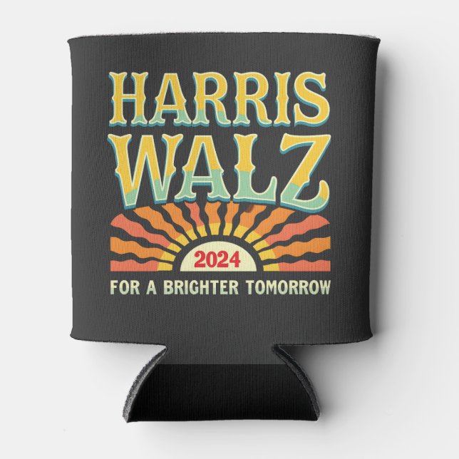 Harris Waltz for A Brighter Tomorrow Kamala Harris Can Cooler (Front)