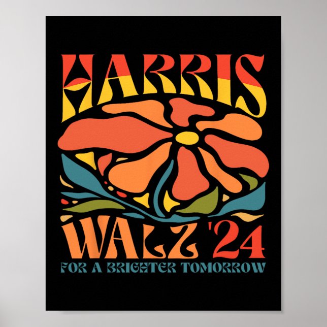Harris Waltz For A Brighter Tomorrow  Poster (Front)