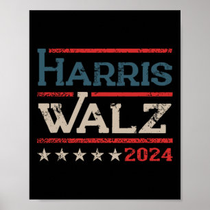Harris Waltz Vintage Harris Waltz 2024 Kamala Harr Poster