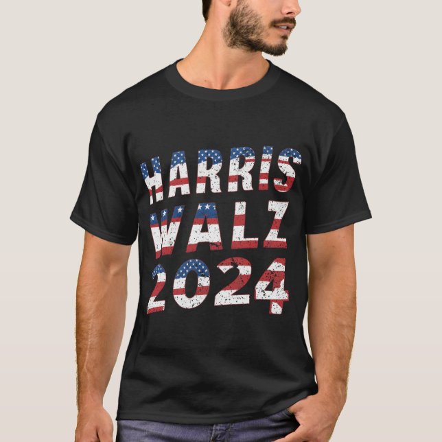 Harris Walz 2024 (12) T-Shirt (Front)