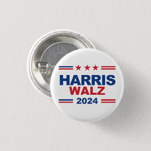 Harris Walz 2024 3 Cm Round Badge