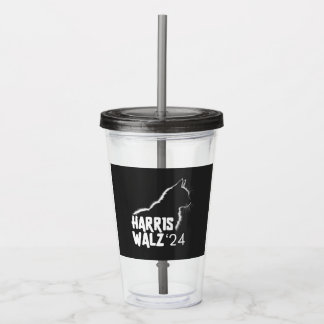 Harris Walz 2024 Acrylic Tumbler