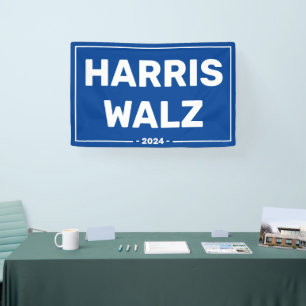 Harris Walz 2024 Banner
