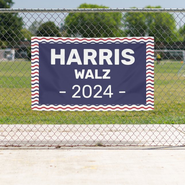 Harris - Walz 2024 Banner (Insitu)