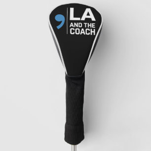 Harris Walz 2024 Comma La and The Coach 2024  Golf Head Cover