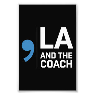 Harris Walz 2024 Comma La and The Coach 2024  Photo Print