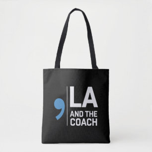 Harris Walz 2024 Comma La and The Coach 2024 Tote Bag