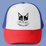 Harris Walz 2024 Election Hat<br><div class="desc">Stand with the cats and dogs of America! Support Harris and Walz with a hat featuring a cat.</div>