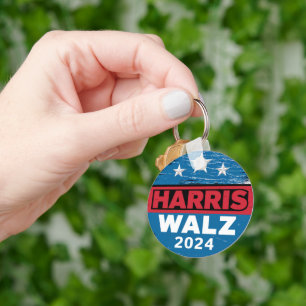 Harris Walz 2024 Election Kamala Harris Tim Waltz Key Ring