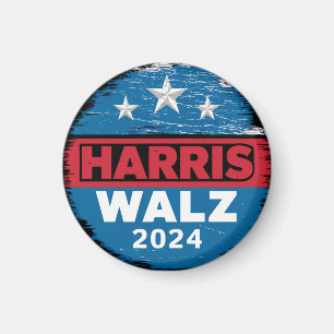 Harris Walz 2024 Election Kamala Harris Tim Waltz  Magnet