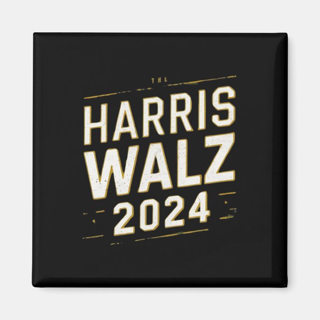 Harris Walz 2024 Election Kamala Harris Tim Watz  Magnet (Front)