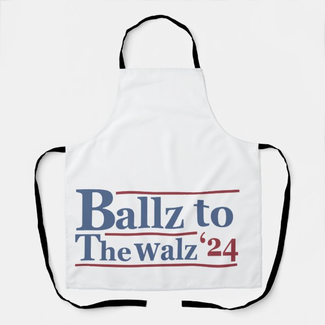 Harris Walz 2024 Election Kamala Tim Waltz America Apron (Front)