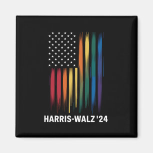 Harris Walz 2024 Election Kamala Tim Waltz LGBT Magnet