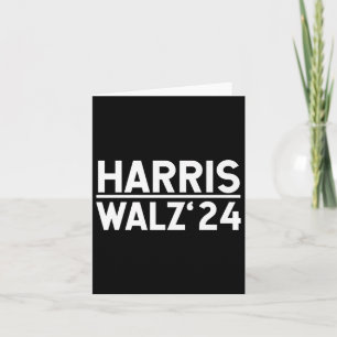 Harris-walz-2024 Election Men Women Kids Harris Wa Card