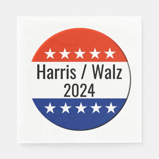 Harris Walz 2024 Election Napkin (Front)