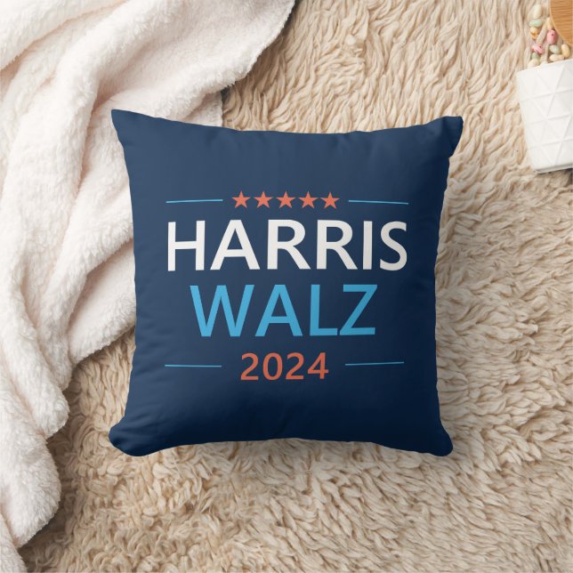 Harris Walz 2024 for President Cushion (Blanket)