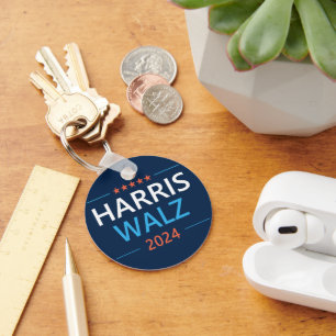 Harris Walz 2024 for President Key Ring
