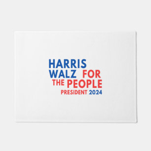Harris Walz 2024 For The People Doormat