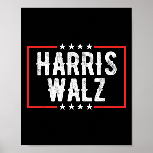 Harris Walz 2024 Harris Waltz 2024  Poster (Front)