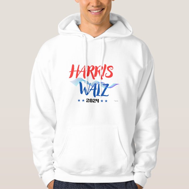 Harris Walz 2024  Hoodie (Front)