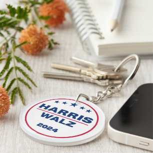 Harris Walz 2024 Kamala Harris Tim Walz Election Key Ring