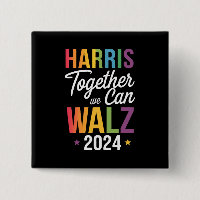 Harris Walz 2024 Kamala Together We Can LGBT