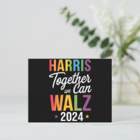 Harris Walz 2024 Kamala Together We Can LGBT