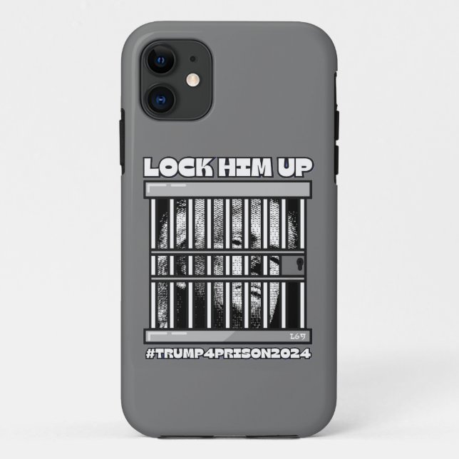 HARRIS-WALZ 2024 LOCK HIM UP Case-Mate iPhone CASE (Back)