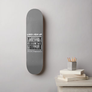 HARRIS-WALZ 2024 LOCK HIM UP SKATEBOARD