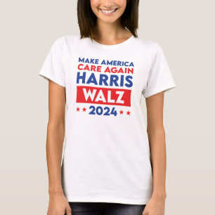 Harris Walz 2024 Make America Care Again T-Shirt