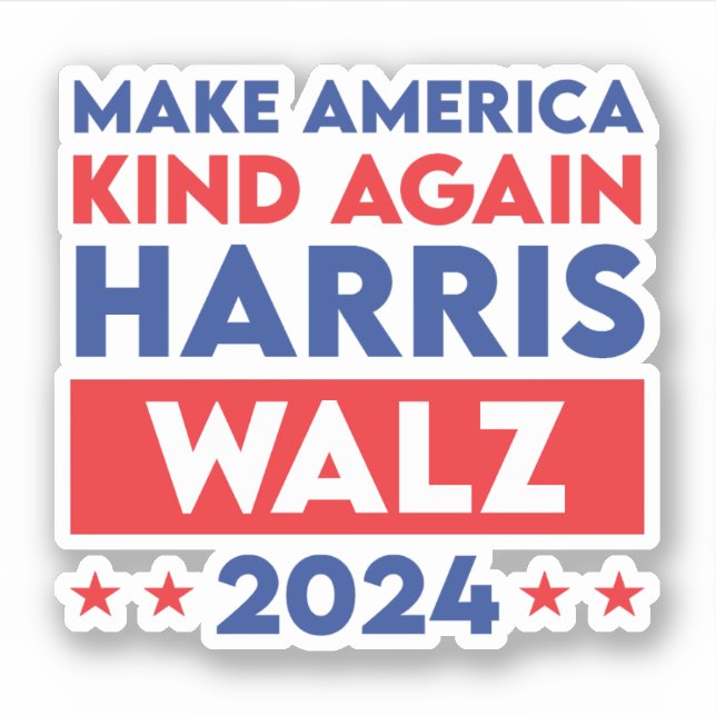Harris Walz 2024 Make America Kind Again (Front)