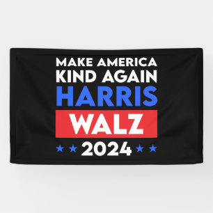 Harris Walz 2024 Make America Kind Again Banner