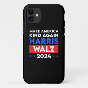 Harris Walz 2024 Make America Kind Again iPhone 11 Case