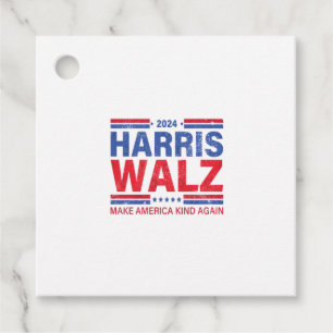 Harris Walz 2024 Make America Kind Again  Favour Tags