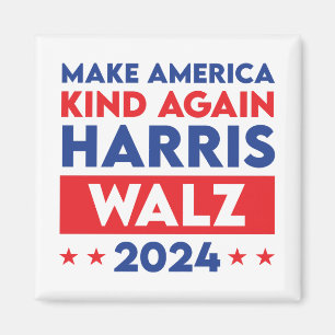 Harris Walz 2024 Make America Kind Again Magnet