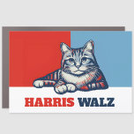 Harris Walz 2024 Obviously Cat Car Magnet<br><div class="desc">Harris Walz 2024 Obviously Cat</div>