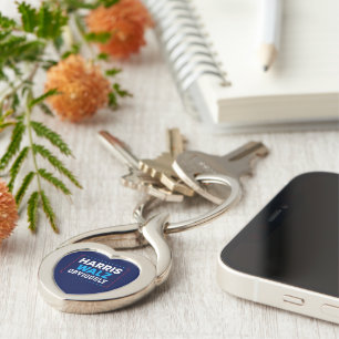 Harris Walz 2024 Obviously Key Ring