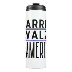 Harris Walz 2024 Pin Thermal Tumbler