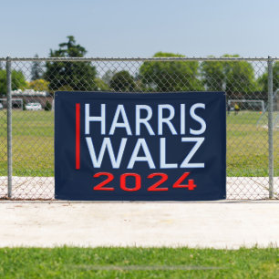 Harris Walz 2024 Presidential Election Banner