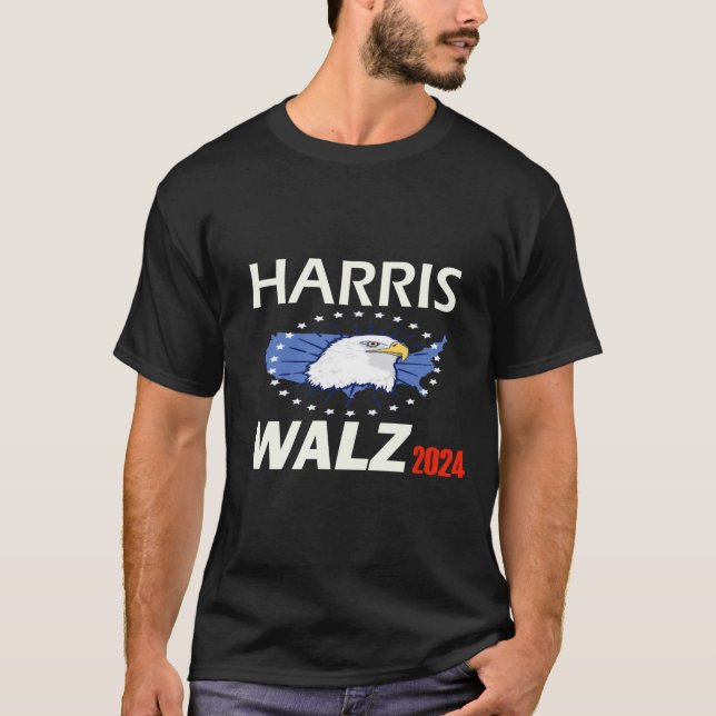 harris walz 2024 T-Shirt (Front)