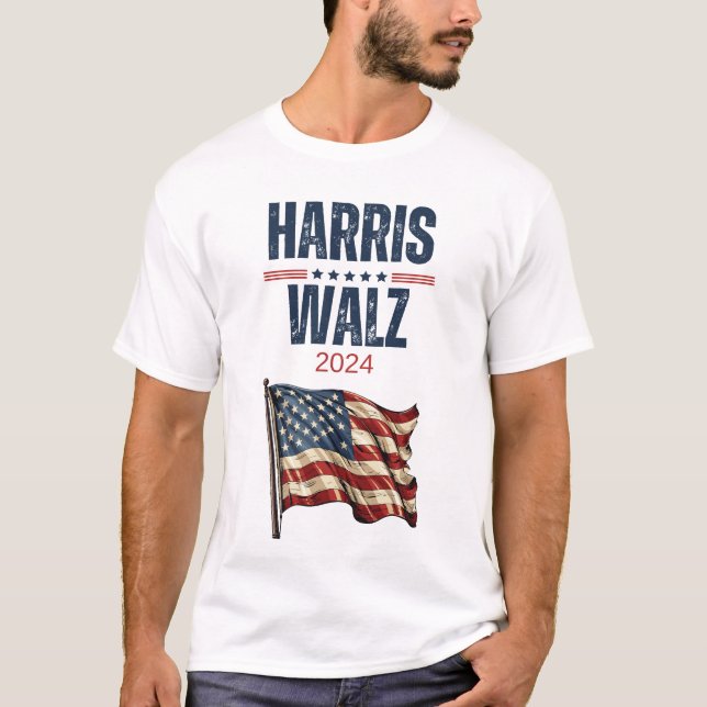 Harris Walz 2024 T-Shirt (Front)
