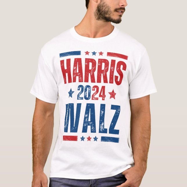 Harris Walz 2024 T-Shirt (Front)