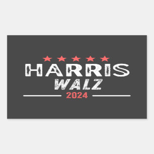 Harris Walz 2024, Tim Walz vice president Rectangular Sticker