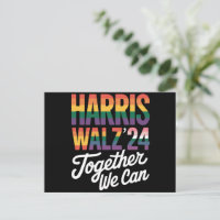 Harris Walz 2024 Together We Can Election LGBTQIA 