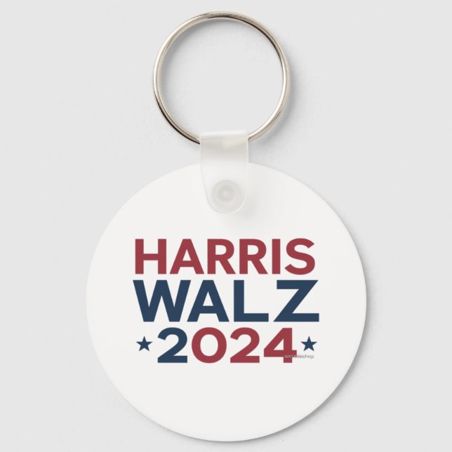Harris walz 2024 trending design  key ring (Front)